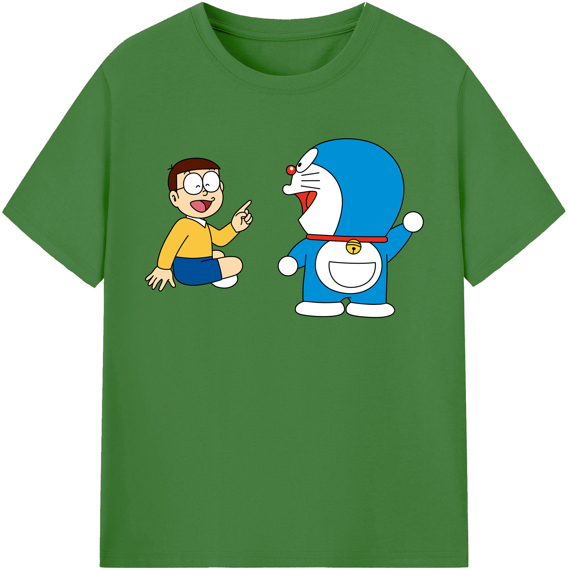 （画像用） ドラえもん Doraemon レディースカジュアルプリントTシャツ（綿100％）
